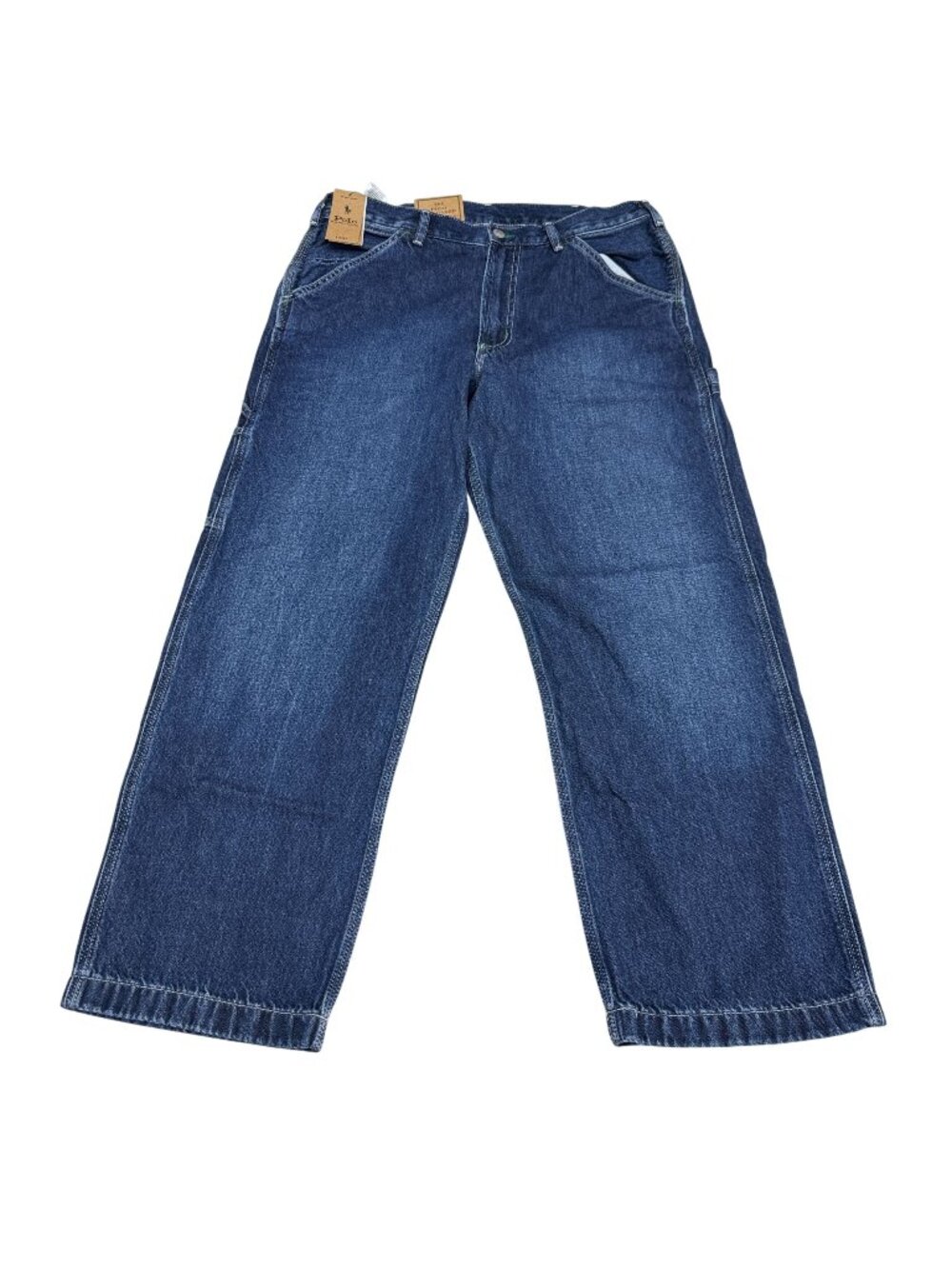 Polo Ralph Lauren Polo Men's Dungaree Fit Carpenter Blue Jeans, Size 33x30 NWT